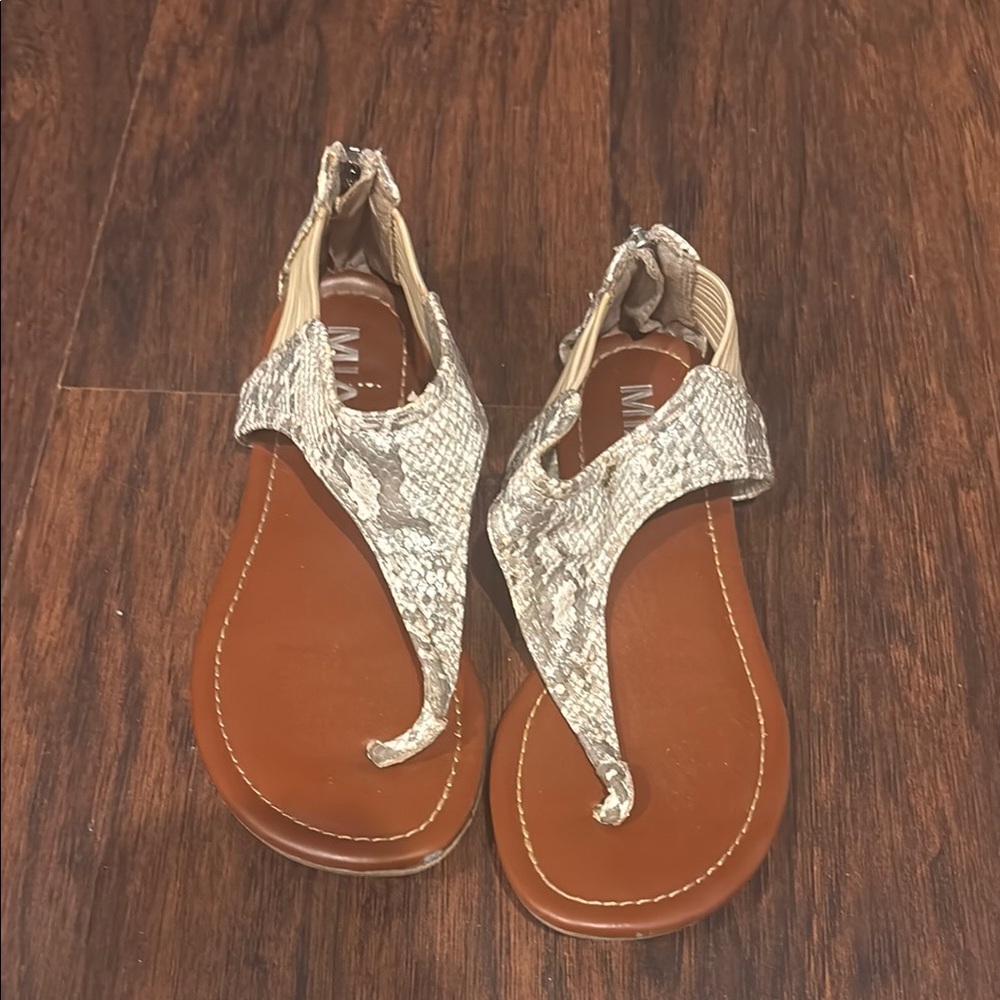 MIA Snakeskin Sandals